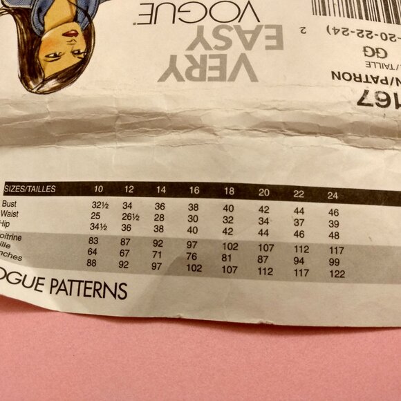 Vogue Wrap Jacket and Pants Sewing Pattern Plus Size 18-24 8167 UNCUT - Picture 5 of 9